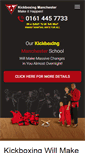 Mobile Screenshot of kickboxingmanchester.co.uk
